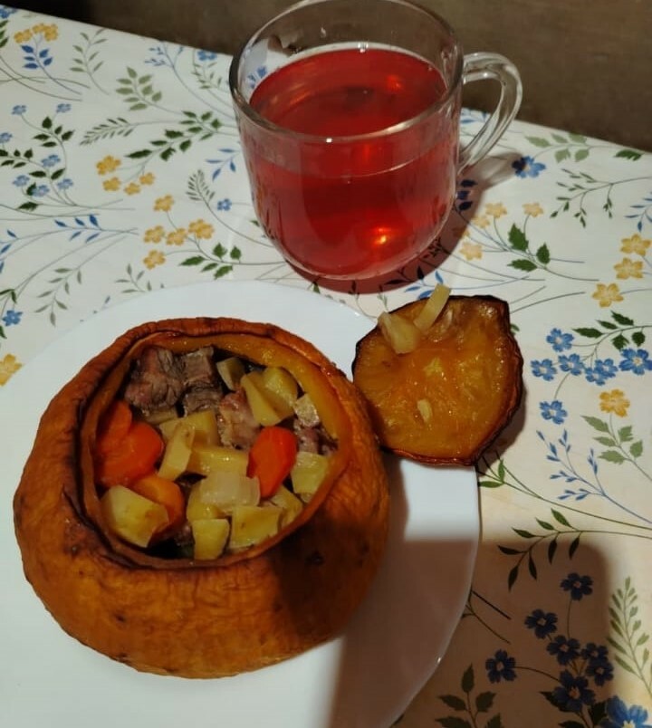 Тултырылған ҡабаҡты духовкала бешереү.