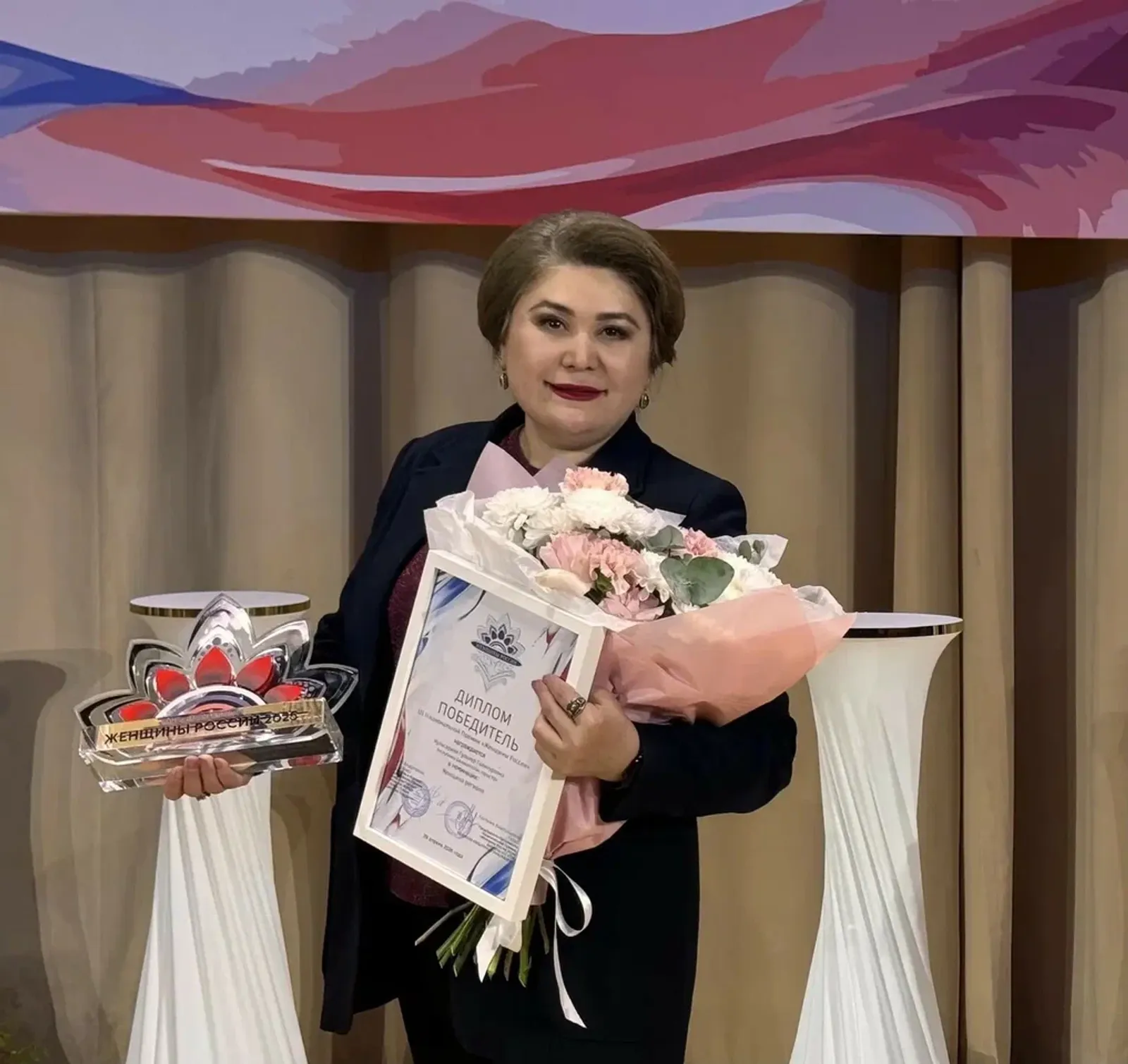 Гульнур Кульсарина стала победителем в номинации «Женщина региона»