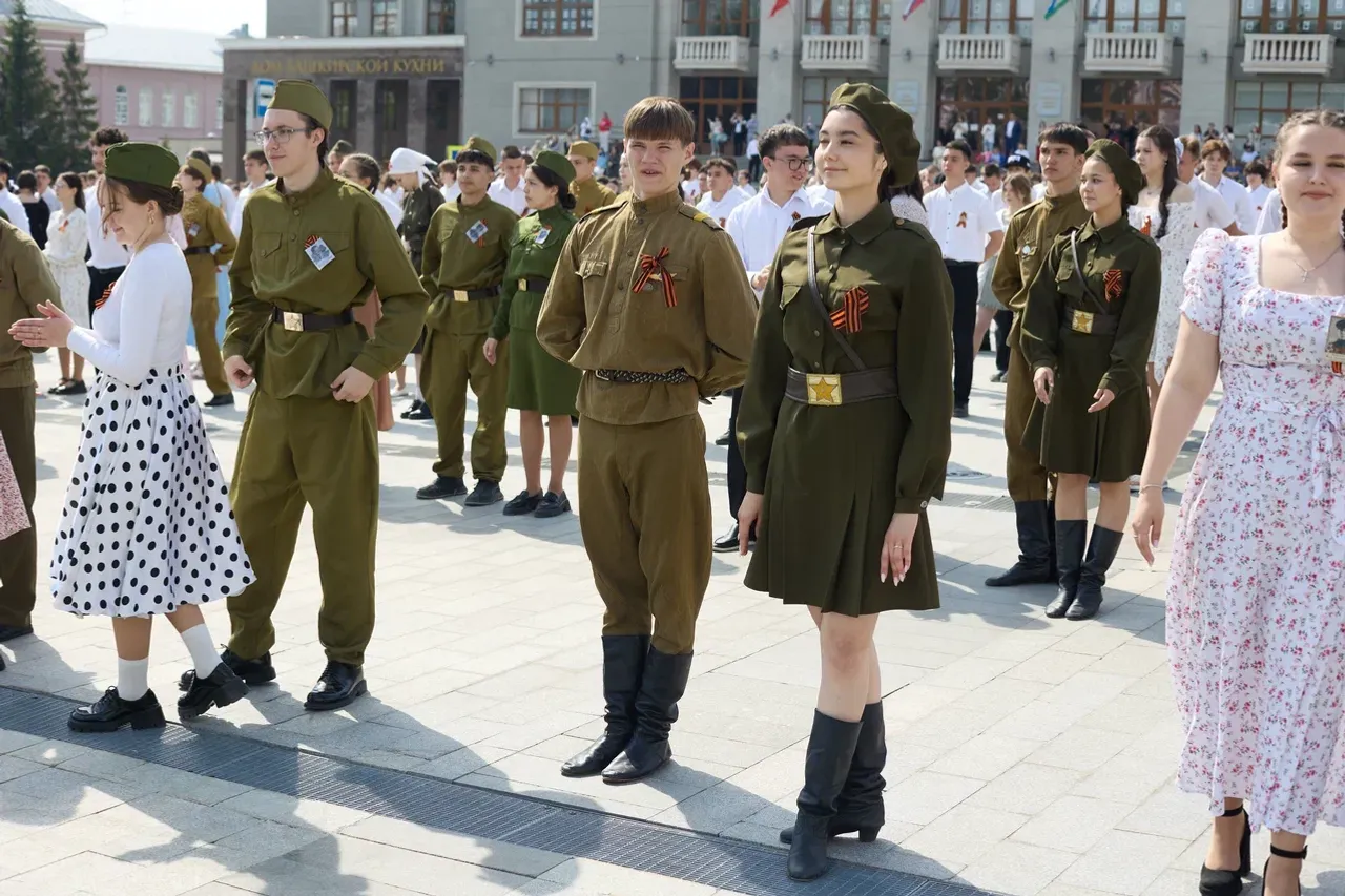 Өфөлә Бөтә Рәсәй "Еңеү валься" акцияһы үтте