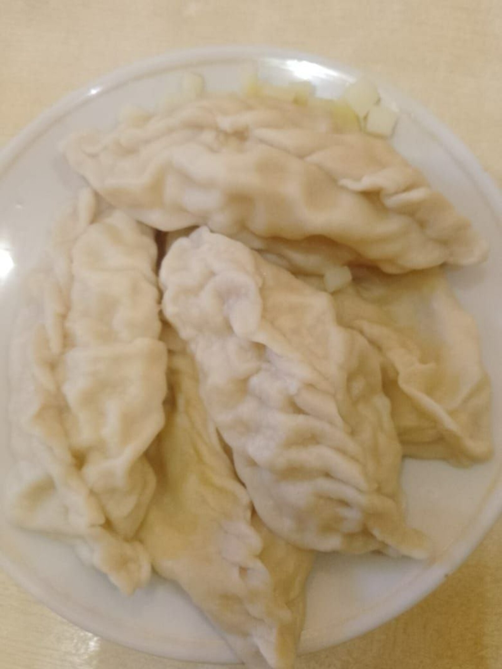 Рецепт: вареники с картошкой.